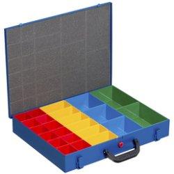 Image du produit Allit Mallette pour petites pièces en métal EuroPlus Pro M 34L-14, bleue en tôle d'acier peinte par