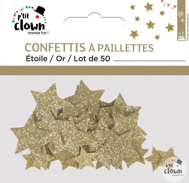Immagine prodotto P'tit Clown Cannone spara coriandoli oro