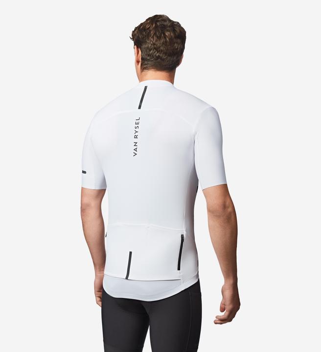 Actual product image Van rysel Rennrad Fahrradtrikot Sommer kurzarm Herren Slimfit Endurance 2 weiss/blau (XXL)