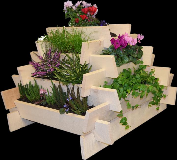 Actual product image DIY-Wood Herb pyramid untreated
