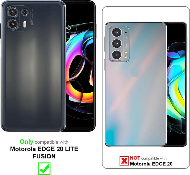 Image du produit Cadorabo Coque pour Motorola EDGE 20 LITE / FUSION universel avec Clip (Motorola Edge 20 Lite)