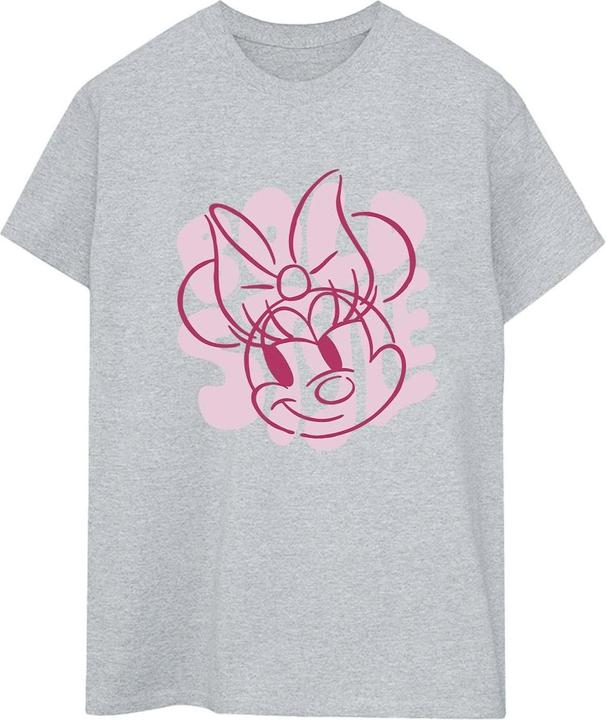 Immagine prodotto Disney Minnie Mouse Bold Style Maglietta Ampia Donna (XL)