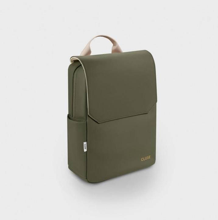 Produktbild Cluse Nuitée Petite Rucksack, Dunkelgrün Beige, Goldfarbe (6.80 l)