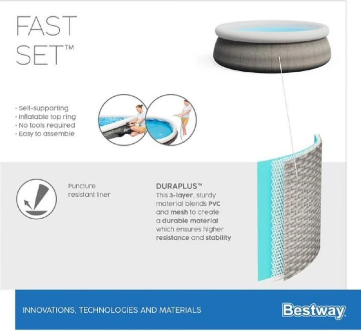 Produktbild Bestway Fast Set (Ø 457 x 107 cm)
