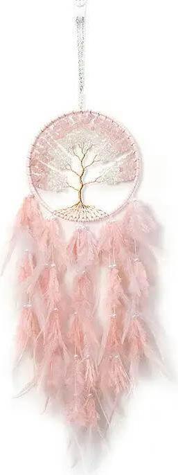 Immagine prodotto Cover-Discount Acchiappasogni XXL Albero della Vita rosa (60 x 16 cm)