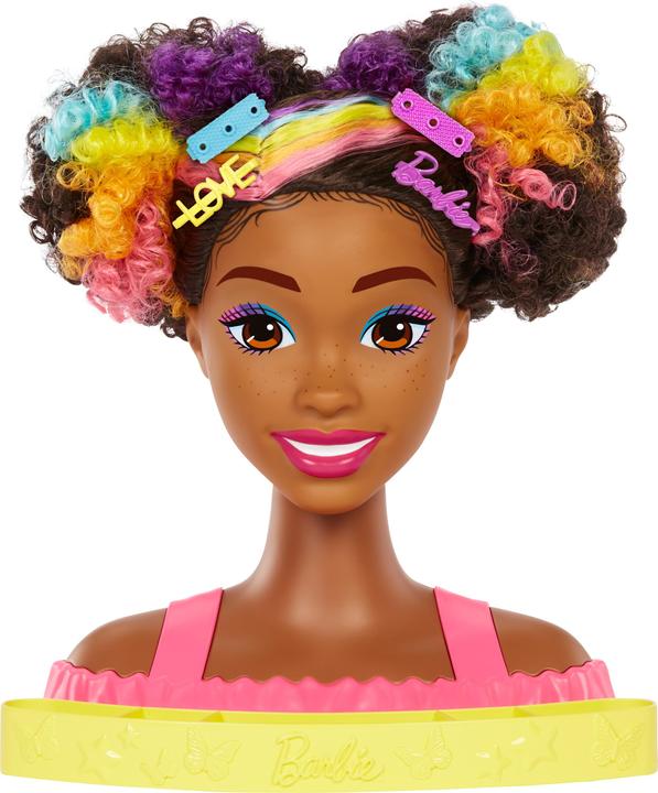 Actual product image Mattel Barbie Tete Coiffer Brune