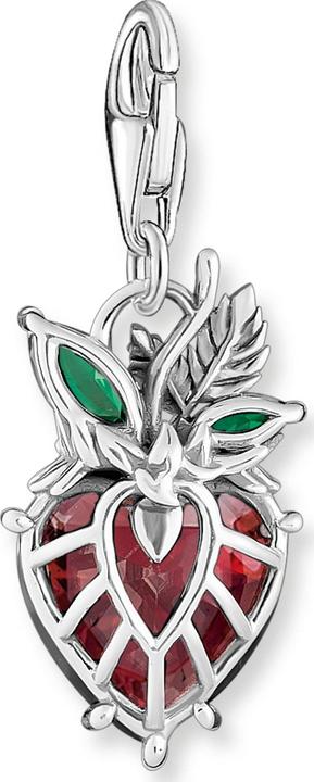 Actual product image Thomas Sabo Charm pendant strawberry silver (With stone(s), 925 silver)