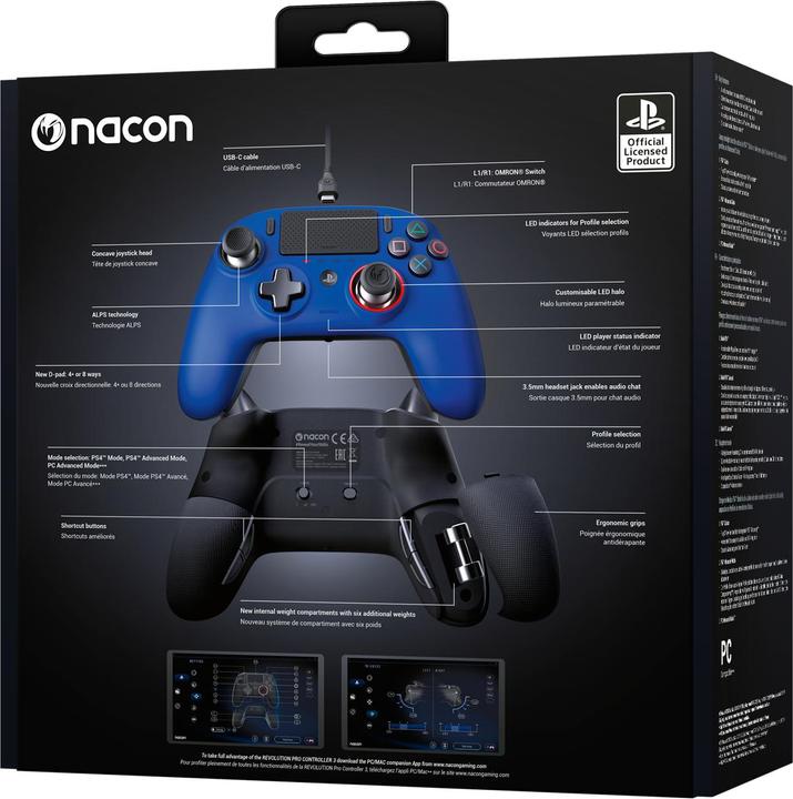 Productafbeelding Nacon Gaming Revolution Pro Controller 3 Camouflage USB 3.2 Gen 1 (3.1 Gen 1) Gamepad PC, PlayStation 4 (PS4, PC)