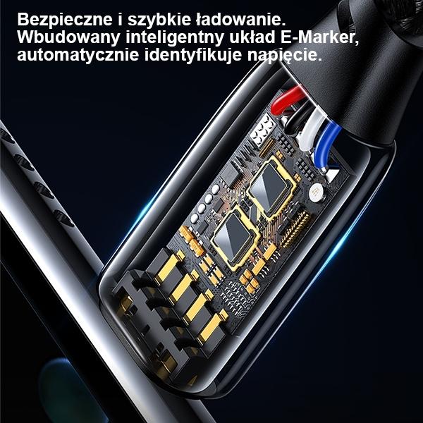 Produktbild Usams Ladekabel Typ-C zu Typ-C - Schwarz (1.20 m, USB 3.1)