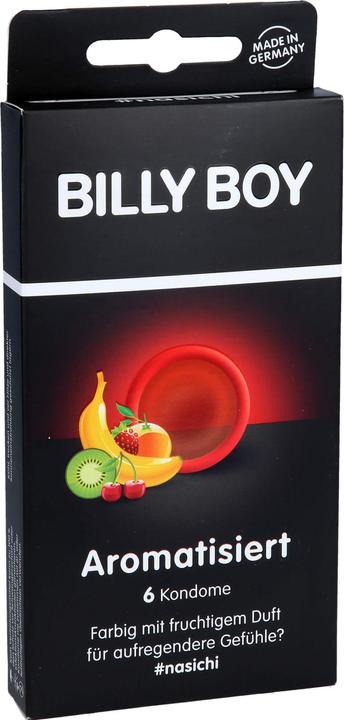 Produktbild Billyboy Billy Boy «Aromatisiert» 6 fruchtige Kondome für leckeren Oralverkehr (6 Stk.)