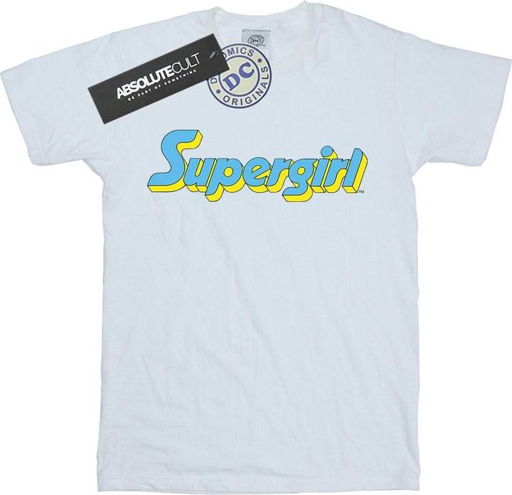 Immagine prodotto Supergirl Text Logo Maglietta Ragazze (128)