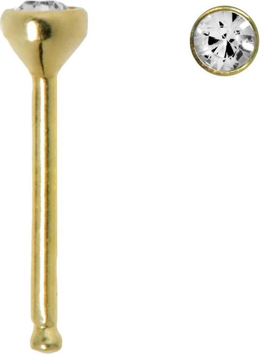 Produktbild Bijouteria Nasenpiercing (Gold, Kristall)