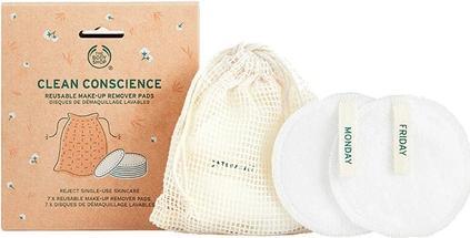Body Shop Waschbare Makeup-Entferner Pads - Wiederverwendbare Bambus-Baumwolle, 7 Stück (Make-Up Entferner)