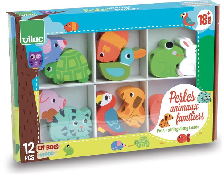 Produktbild Vilac Perlen Haustiere