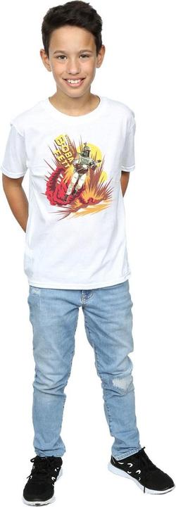Actual product image Star Wars Boys Boba Fett Rocket Powered T-Shirt (152, 158)