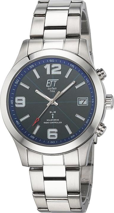 Immagine prodotto ETT EGS-11485-32M Orologio radiocomandato Solar Drive Gobi Orologio da uomo 41mm 10ATM (Orologio da polso analogico, 41 mm)
