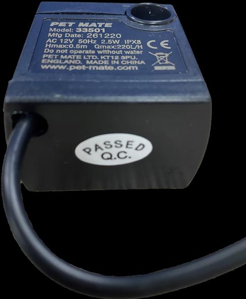 Actual product image Cat Mate Pet Fountain spare pump