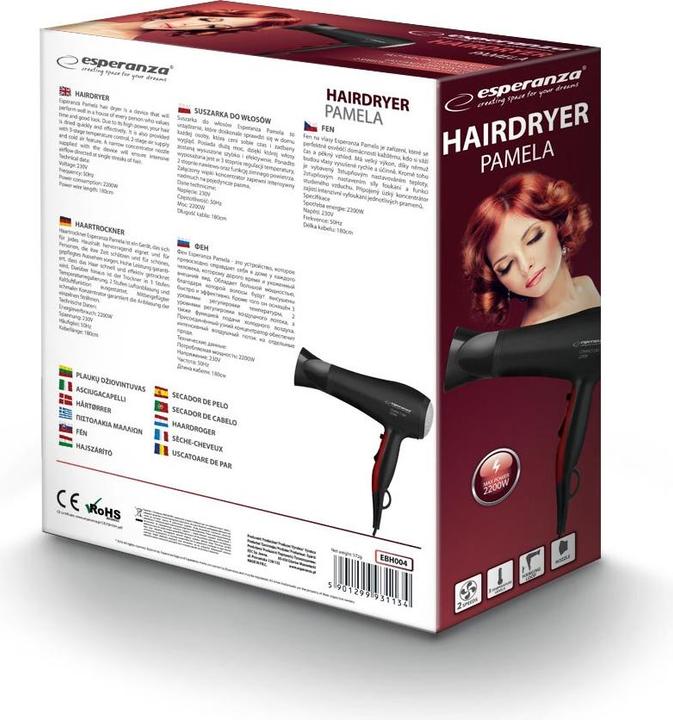 Immagine prodotto Esperanza EBH004K PAMELA 2200W