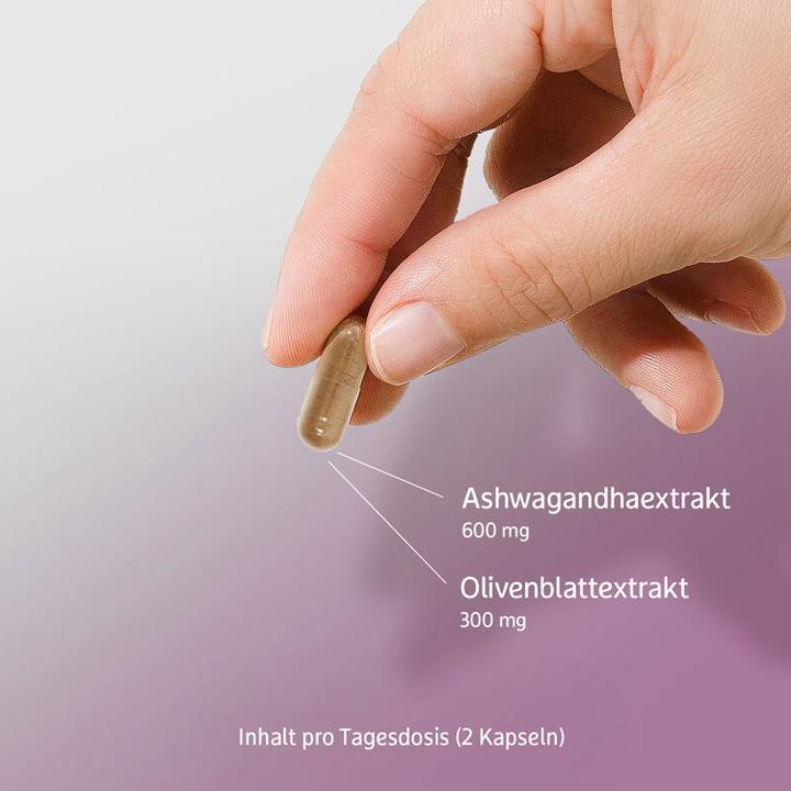 Produktbild Effective Nature Ashwagandha KSM-66 & Olivenblatt-Extrakt Bio (60 Stück, Kapseln)
