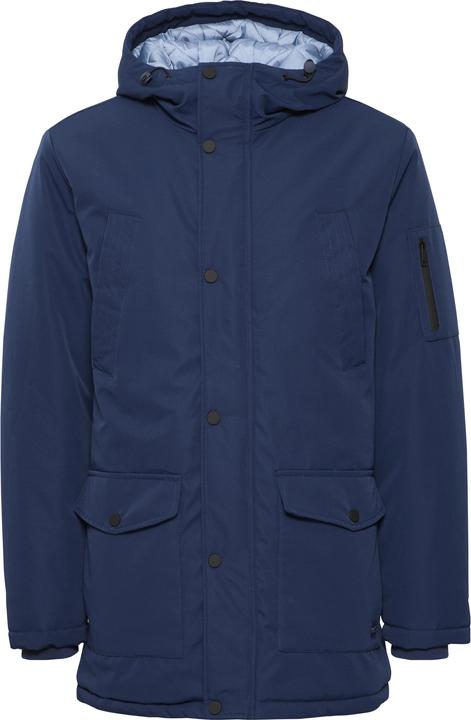 Blend Wasserdichte Jacke mit Kapuze, Knöpfen und Tasche (XL)