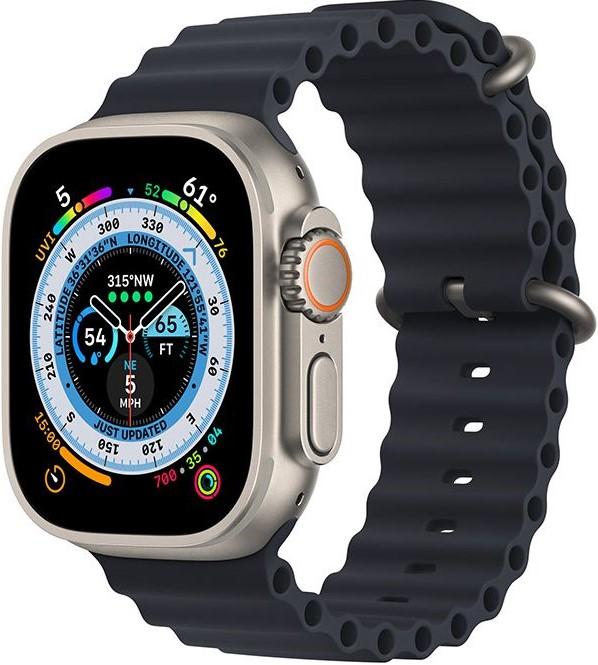 Image du produit PhoneLook Bracelet en caoutchouc silicone ondulé Ultra 49 mm (49 mm, Caoutchouc / silicone)