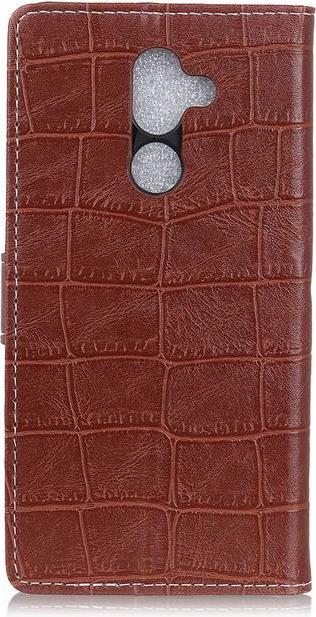 Produktbild MU Classic Leder Hülle mit Krokodiltextur (Alcatel 3x)