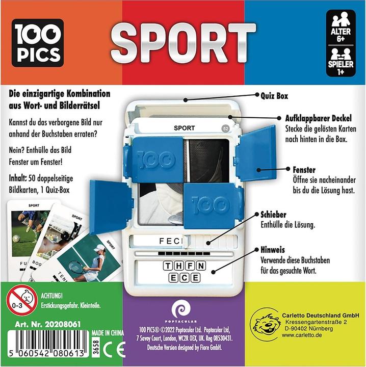 Image du produit 100 Pics PICS Sport (Allemand)