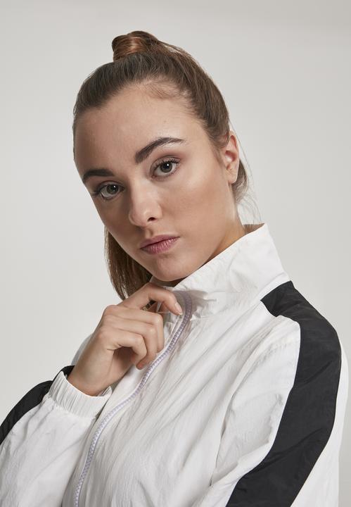 Image du produit Urban Classics Ladies Short Striped Crinkle Track Jacket (XL)