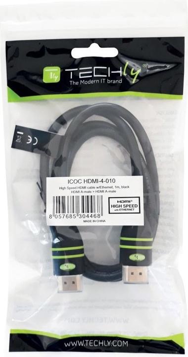 Actual product image Techly HDMI (Typ A) — HDMI (Typ A) (5 m, HDMI)