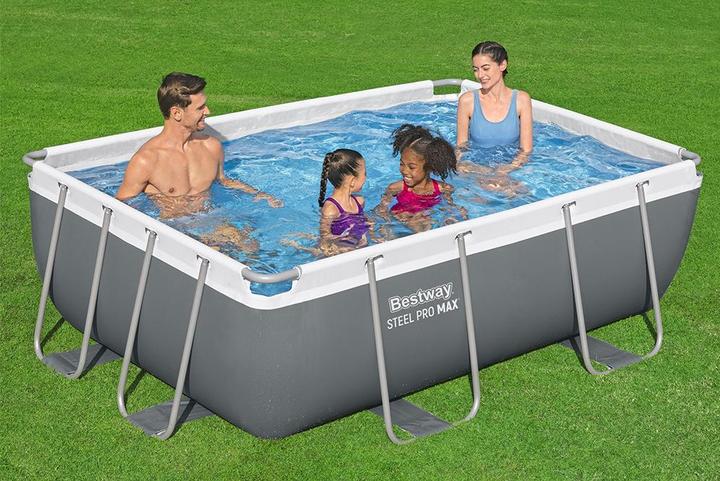 Produktbild Bestway Power Steel Frame Pool-Set (282 x 196 x 84 cm)