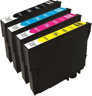 Image du produit Hermex Cartouche d'encre compatible XL pour Epson Expression Home XP-3105 (M, CF, Y, C)