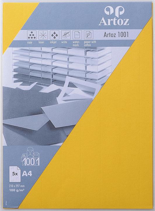 Immagine prodotto Artoz 1001 A4 100g giallo sole (100 g/m², 5 x, A4)