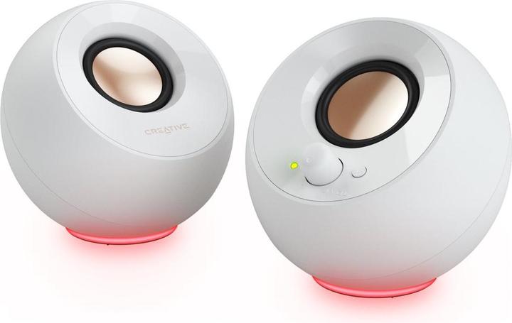 Actual product image Creative Pebble SE RGB Stereo speaker, white
