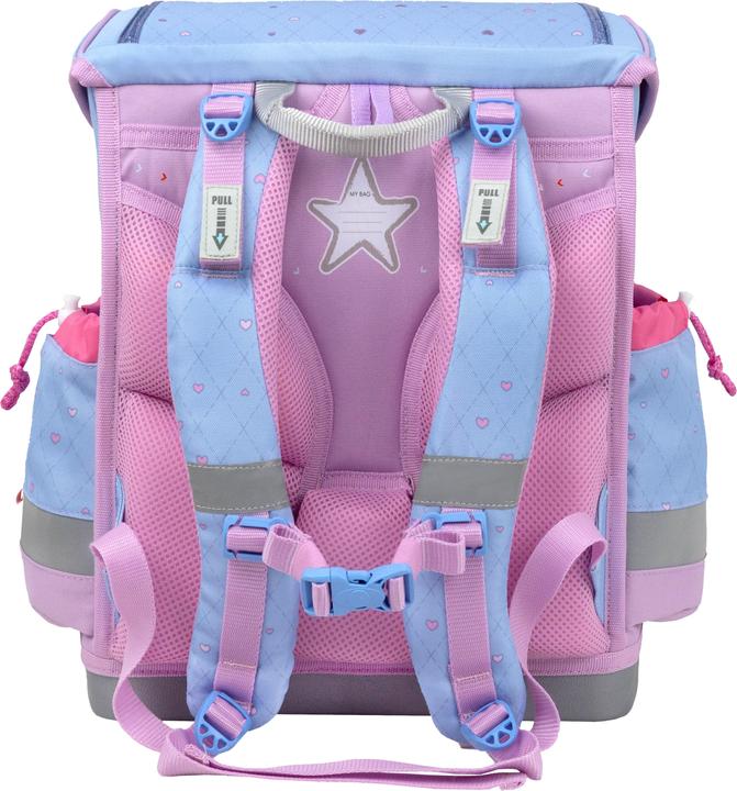 Immagine prodotto Belmil Classy Plus Schulranzen Set 5teilig mit Brustgurt Lavende (19 l)