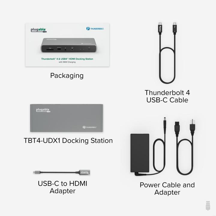 Produktbild Plugable TB4 Docking Station (Thunderbolt)