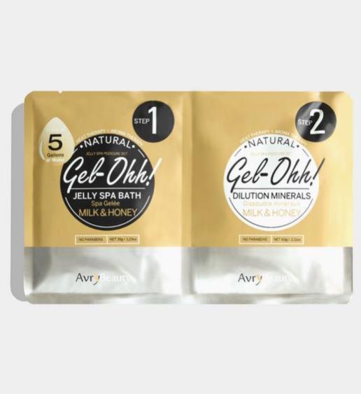 Actual product image AvryBeauty Jelly Spa Bath Milk & Honey