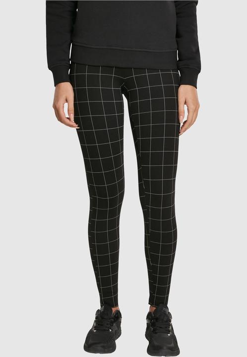 Urban Classics Ladies Check High Waist Leggings