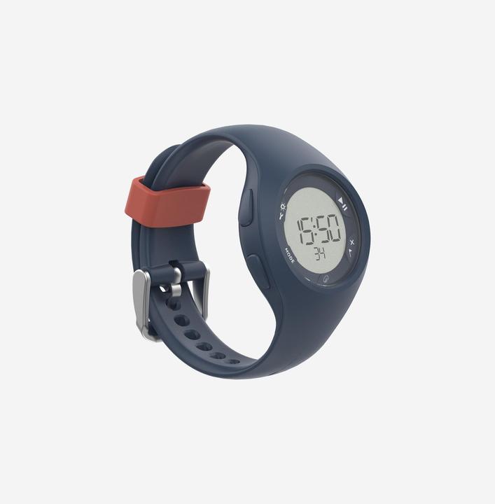 Actual product image Decathlon Running watch stopwatch - W200 S blue