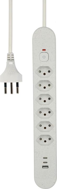 Produktbild Schönenberger Steckdosenleiste Re:Life USB (6 x, Typ 13, 1.80 m)