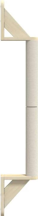 Immagine prodotto VidaXL Tiragraffi da parete 109 cm in sisal (109 cm, Marrone)