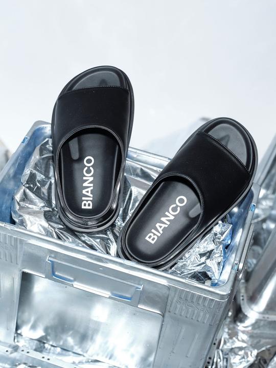Actual product image Bianco BIAMILANO Leder-Slides (40)