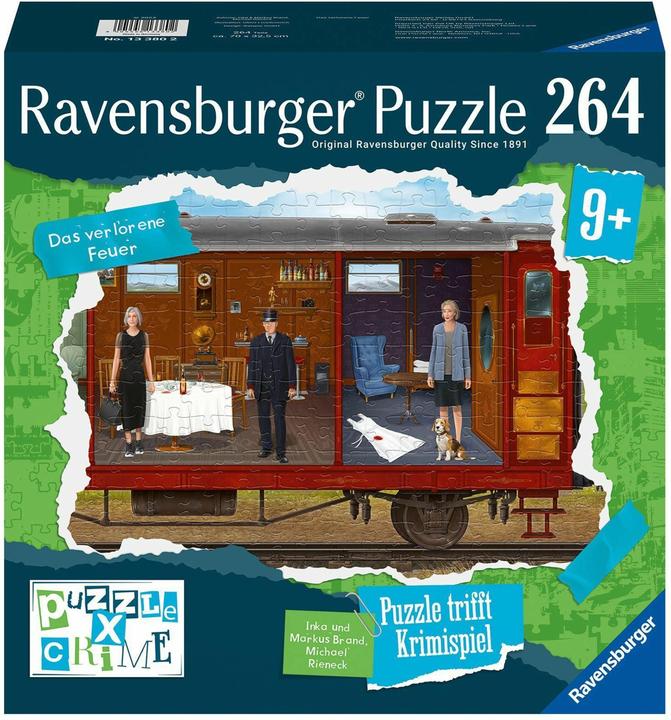 Actual product image Ravensburger Puzzle X Crime Kids: The Lost Fire (264 pieces)