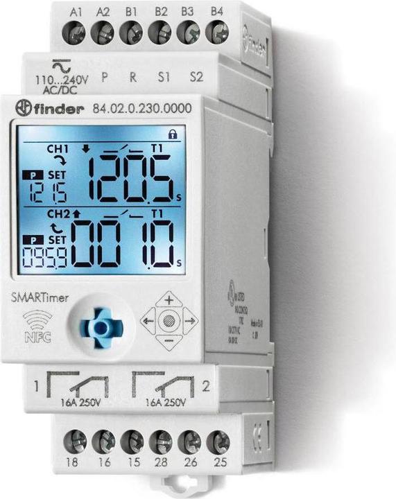 Produktbild Finder Multifunktions-Zeitrelais 110-240V AC/DC, 16A 84.02.0.230.0000