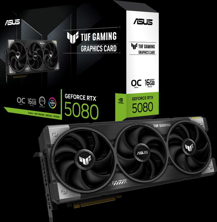 Produktbild ASUS TUF RTX 5080 GAMING OC (16 GB)