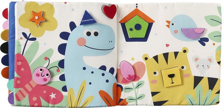 Actual product image Vertbaudet Baby activity cloth book, colours and shapes