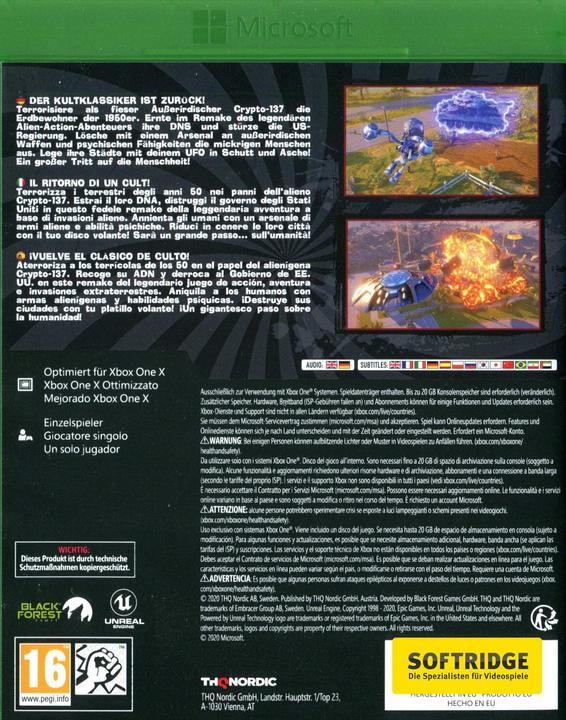 Actual product image THQ Destroy all Humans! (Xbox One X, Xbox Series X, Multilingual)