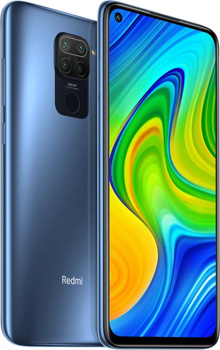 Xiaomi Redmi Note 9 (128 GB, Midnight Grey, 6.53", Dual SIM + SD, 48 Mpx, 4G)