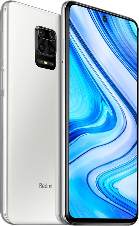 Actual product image Xiaomi Redmi Note 9 Pro (128 GB, Glacier White, 6.67", Dual SIM + SD, 64 Mpx, 4G)