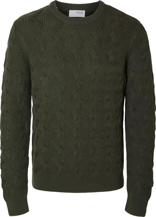 Produktbild Selected Homme Zopfstrick Pullover mit Rundhalsausschnitt (XL)