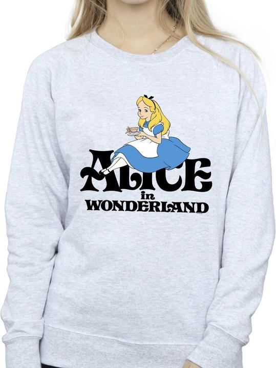 Immagine prodotto Disney Felpa classique Donna/Ladies Alice In Wonderland Tea Drinker (M)